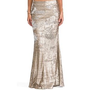 Line & Dot Sequins Mermaid Skirt